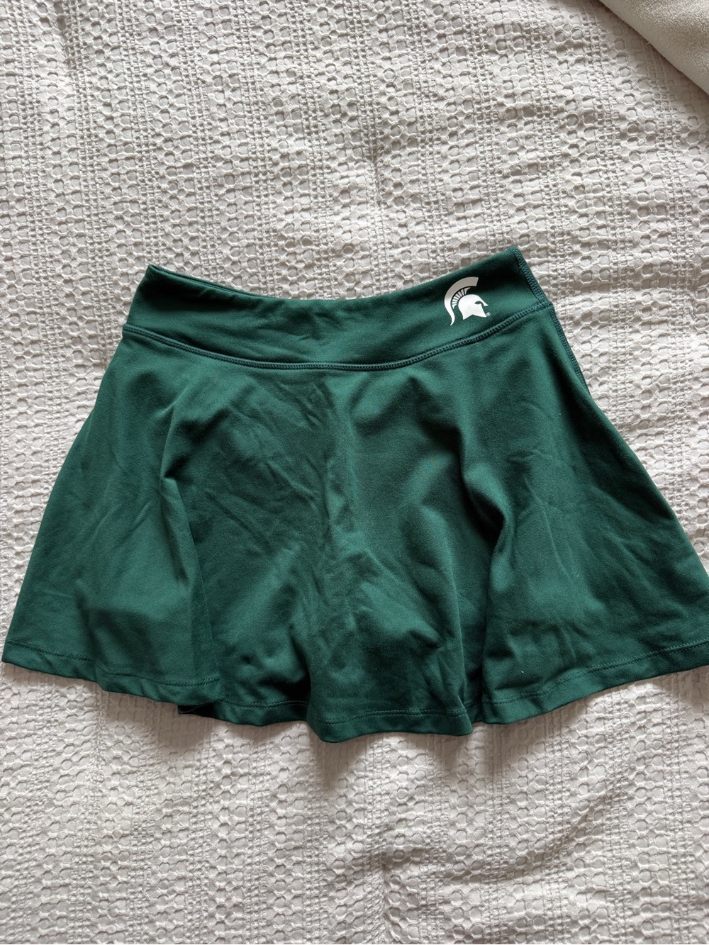 Women's Athletic Mini Skirt - Spartan Green